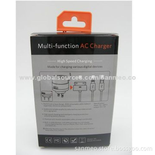 Multifunction AC charger, charge various digital devices, high speed, intelligent chargingNew